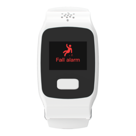 Smartwatch Android 2023 com GPS Tracker para Idosos, Monitoramento de Saúde, Alarme SOS