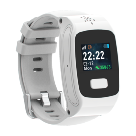 Reloj inteligente GPS para ancianos, reloj inteligente con  monitoreo de presión arterial de frecuencia cardíaca 4G, contador de pasos  de videollamada, mensajes de voz SOS Geo-Fence SOS, IP67, impermeable, reloj  rastreador