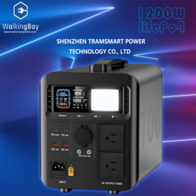 Estación de Energía Portátil K1200 1200W 1008Wh Batería LifePo4 Onda Sinusoidal Pura Entrada AC 600W Carga Rápida 2h + UPS + MPPT Banco de Energía