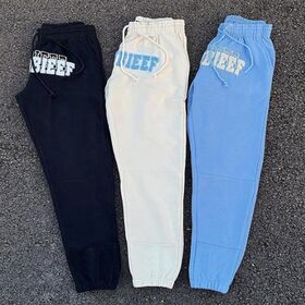 Pantalones de chándal unisex personalizados para streetwear, 100% algodón, peso pesado, premium, corte oversized para hombre