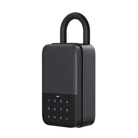 Boîte à clés murale Mini coffre-fort à clés extérieur avec code à 4  chiffres réinitialisable
