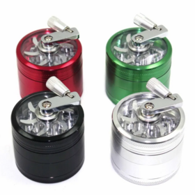 grinder Hand Crank Tobacco Herb Grinder Chili Pepper Spice Herbal Shredder  Crusher