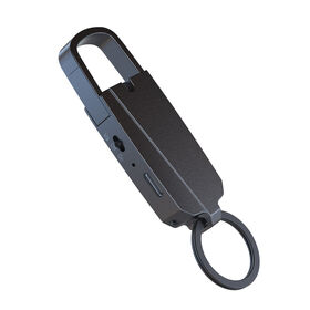 Mini enregistreur vocal stéréo portable, outil caché, clé USB, enregistreur audio numérique en alliage de zinc