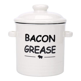 Bacon Grease Container With Strainer 1.3l / 5.2 Cups Oil Storage Grease  Keeper I