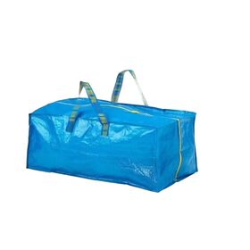 Custom Heavy Duty Extra Large Storage PP Woven Bags, Recycled Blue