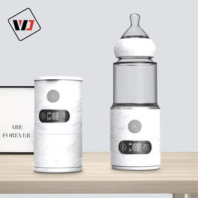 Usb Baby Bottle Keep Warm Portable Milk Travel Storage Cover Insulation  Thermostat Polar Bear