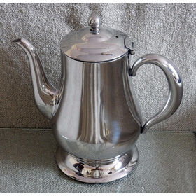 Modern Simple Design in Silver Golden Coffee Serving Pot Arabic Dallah  Teapot - China Electric Coffee Maker and Electric Stainless Steel Coffee  Maker price