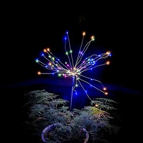 Lumière LED Solaire Feux d'Artifice