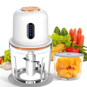 Buy Wholesale China 600ml Cordless Food Processor Electric Food Chopper Usb  Rechargeable Meat Grinder & Usb Vegetable Chopper at USD 11.5