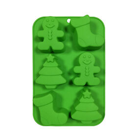 Christmas Tree Silicone Mold Cake Pan Reusable Christmas Baking Molds