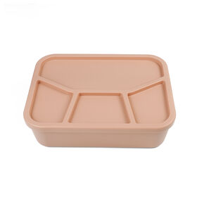 Buy Wholesale China Lunch Box Three-grid Lunch Box Outdoor Cutlery Silicone  Foldable Lunch Box Portable Sealed Lunch Box & Lunch Boxes at USD 2.9