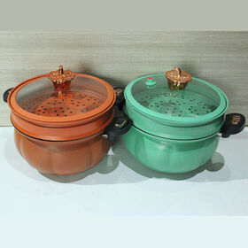 Micro Pressure Cooker Maifan Stone Soup Pot Pumpkin Shaped Non