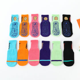 Buy Wholesale China Factory Wholesale Comfortable Anti Slip Socks Custom  Logo Grips Children's Ankle Socks Trampoline Socks For Home & Trampoline  Socks at USD 0.18