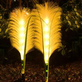 LED Solar Glow Reed Lights