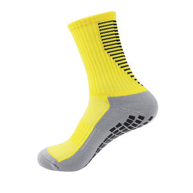 Men's Anti-slip Sports Socks, Breathable Athletic Rubber Grip Socks,  Football