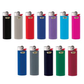 Briquet à silex BIC J26 Maxi - Briquet à gaz de différentes couleurs -  Paquet de 5