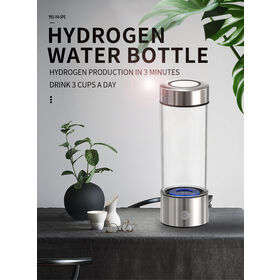 Buy Wholesale China Portable Hydrogen Rich Water Cup Alkaline Water Ionizer  Bottles Inhaler, Abs Material, 300ml Volue & Hydrogen Water Bottle at USD  29.99