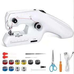 Dropship Handheld 101 Sewing Machine Portable Electric Mini Sewing Machine  Household Mini Sewing Machine(white) to Sell Online at a Lower Price