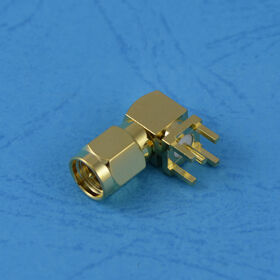 SMA male right angle PCB mount RF adaptor RF connector RF coaxial connector