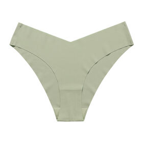 Sexy Seamless Women's Underwear butterfly Thong Panties (Light