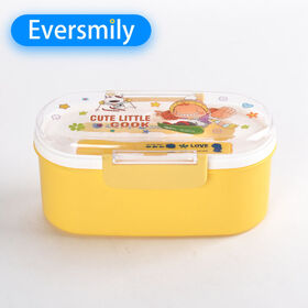 Wholesale Food safe BPA free 5 compartment leakproof plastic portable bento  lunch box loncheras cute kids fresh-keeping tiffin lunch box From  m.