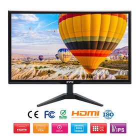 Monitor de Computador OEM Personalizado de 19, 20, 21.5, 23.8 Polegadas com Vga para Pc Monitor Lcd de Alta Definição