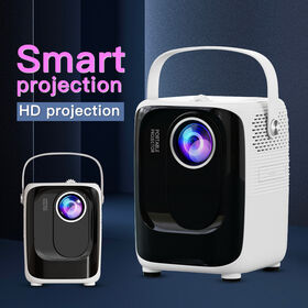 Projecteur Portable 1080P avec Mirroring Sans Fil, Stéréo HIFI et Système Android pour Cinéma Maison