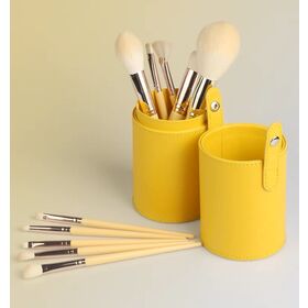 LEATHER MAKEUP BRUSH Roll Personalized, Makeup Brush Holder