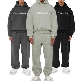 China Custom Logo Men Cotton Sweatsuits Manufacturer and Supplier
