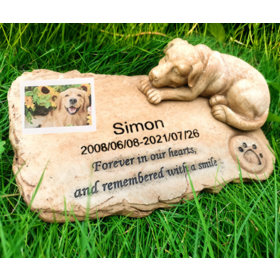 Factory Direct Polished Granite Marble Pet Stone Tombstone Memorial Tombstone For Leaving Gift