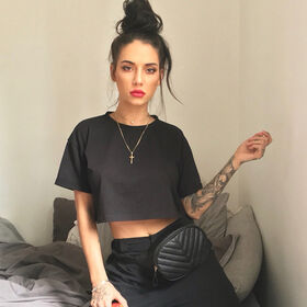 T-shirt Court Femme Nouveau Design, Manches Courtes, Coton, Logo Personnalisable, Tenue Tendance, T-shirts Coton Uni Femme en Gros