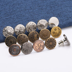 Metal Clothes Accessories, Metal Jeans Button Pants