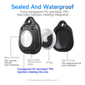 IP68 Waterproof Protective Case for AirTag Tracker Clear PC Full