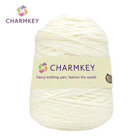Charmkey Super Soft 100% poliéster mano hilos para tejer Crochet