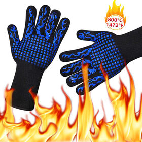 Gants pour barbecue four gants gants de cuisine gant résistant à la chaleur  - Chine Gants pour barbecue et Gants Gant Kevlar prix