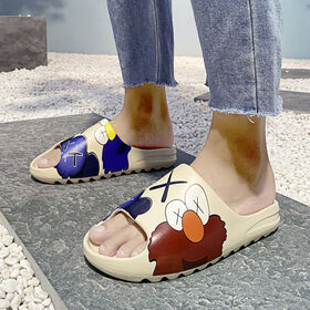 men's elmo yeezy slides