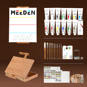 MEEDEN Artist Oil Painting Set with Sketch Easel Box