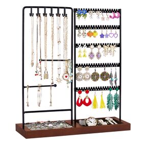 Velvet Clear Lid Earring Box Organizer Storage 32 Pairs Earrings Stud Tray  Showcase Display Case - AliExpress