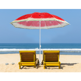 Wholesale outdoor sunshade umbrella beach umbrella Big umbrella commercial stall for patio and beach