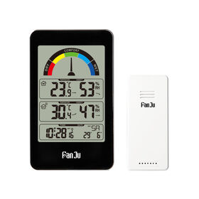 FanJu Indoor Outdoor Thermometer Hygrometer Barometer Wireless