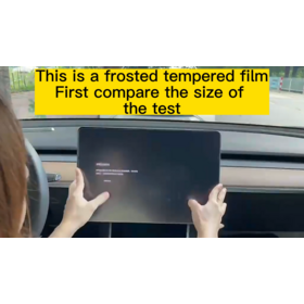 For Tesla Model Y 3 Frosted Tempered Glass Navigation Screen