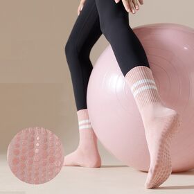 1 par anti deslizante Calcetines de yoga Mujer de espalda abierta pilates  ejercicio Calcetines , pilates Calcetines, Moda de Mujer