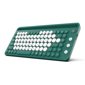 Keyboard Nirkabel 2.4G & BT, Keyboard Gaming Membran Backlit Isi Ulang, Keyboard Mekanik Anti-ghosting Ultra-Ringkas
