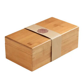 Madera regalo y recuerdo con candado / caja de madera de