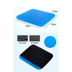 Gel Seat Cushion TPE Silicone Cooling Mat Honeycomb Thick Seat Cushion for  Pressure Relief Back Pain Summer Ice Pad