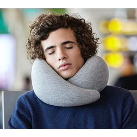 OEM Premium Memory Foam Travel Pillow,360 Ergonomic Design, Asymmetrical Sides, Washable Modal Cover For Travel