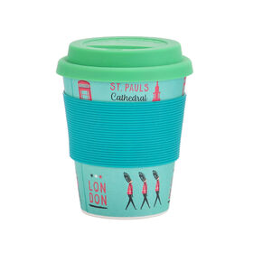 420ml Portable Practical Reusable Bamboo Fiber Coffee Cups Eco