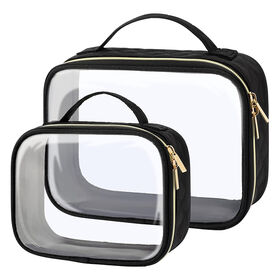 china clear travel toiletry bag Amazon.com: BAGSMART TSA Approved Bag, Toiletry Bag, Makeup Cosmetic Pouch for Women Men Carry on Airport Airline Quart Size Compliant Bag Organizer for Travel Essentials-1PCS Khaki : Beauty Silicone bottles are heavy and take up room Fashion Transparent Clear Travel Makeup