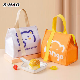 OEM factory price Eco friendly recyclable Portable Thermal Insulated non woven zipper Cooler bags for Shopping Food wine