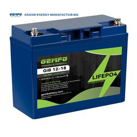 GEMFG 12V18ah OEM/ODM Production LiFePO4 Lithium Ion Battery for UPS/ Solar Power/Yacht